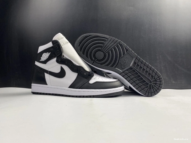 One Kick Black 1 (2014) White Air Retro 555088-010 Jordan 0725